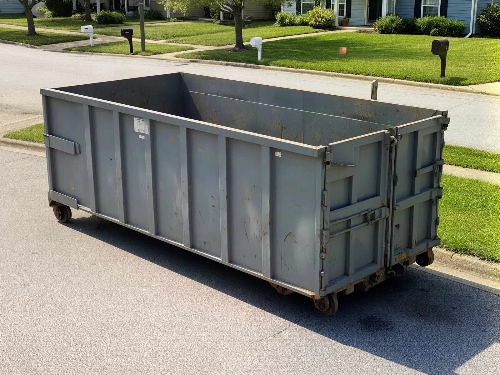 Roll-off dumpster from C & D Dumpster Rental in Cleveland, OH